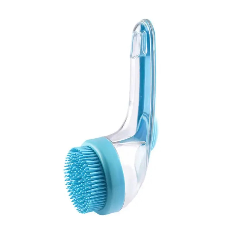 2026 New Universal 2-In-1 Pet Bath Brush - Ergo Grip, Plastic Body, Built-In Soap Dispenser, 8In×3In×4In Massage Aid, Reduces Shed While Washing, Boosts Blood Circulation for Dogs &amp; Cats (Home Supplies)