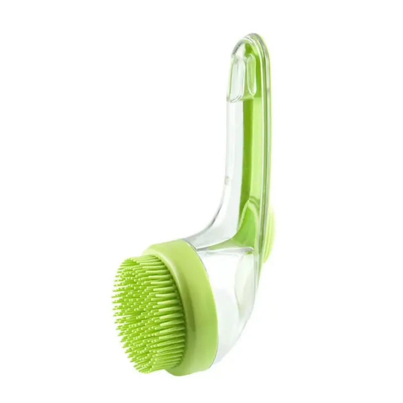 2026 New Universal 2-In-1 Pet Bath Brush - Ergo Grip, Plastic Body, Built-In Soap Dispenser, 8In×3In×4In Massage Aid, Reduces Shed While Washing, Boosts Blood Circulation for Dogs &amp; Cats (Home Supplies)